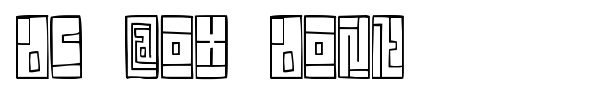 FE Box Font font preview